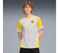 PUMA Borussia Dortmund Training Jersey Men, Silver Mist/Faster Yellow, size XS