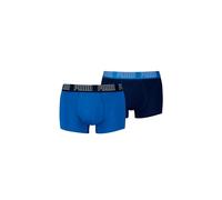 PUMA Boxer Trunk Boxershorts Men Herren Everyday Unterhose Pant Unterwäsche 2er Pack, Farbe:003 - True Blue, Bekleidungsgröße:XL