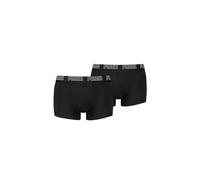PUMA Boxer Trunk Boxershorts Men Herren Everyday Unterhose Pant Unterwäsche 2er Pack, Farbe:230 - Black/Black, Bekleidungsgröße:XL