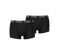 PUMA Boxer Trunk Boxershorts Men Herren Everyday Unterhose Pant Unterwäsche 2er Pack, Farbe:230 - Black/Black, Bekleidungsgröße:S