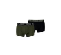 PUMA Boxer Trunk Boxershorts Men Herren Everyday Unterhose Pant Unterwäsche 2er Pack, Farbe:Forest Night, Bekleidungsgröße:M
