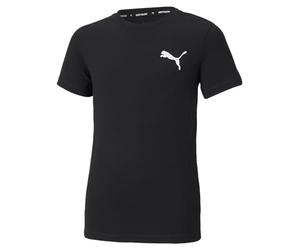 Puma Boys Active Small Logo Tee B Shirt, Puma Black, 116 EU