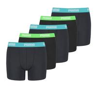 Puma boys Basic Boxer 5 Pack Ecom Boxer shorts, india ink/turquoise, 146-152