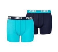 PUMA Boys Boxer, Bright Blue, 122-128 (Pack of 2)