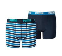 PUMA boys Basic Boxer Printed Stripe Boxer shorts, Blue, 164