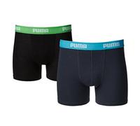 Puma Boys Basic Sports Boxers (Pack of 2), India Ink/Turquoise ,11-12 Years