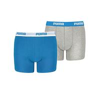 PUMA Boys Boxer, Blue/Grey, 158-164 (Pack of 2)