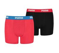 PUMA Boys Boxer, Red/Black, 134-140 (Pack of 2)