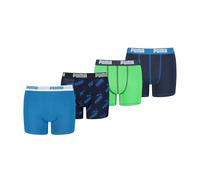 Puma Boys Boxer Shorts, 4 Pack - Basic Boxer AOP - ECOM, Cotton Stretch G...