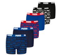 Puma Boys Boxer Shorts, 6 Pack - Everyday Logo Print Boxers ECOM 6P, Cott...