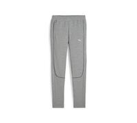 Puma Boys Boy's Juniors TeamFINAL Casuals Knitted Pants in Grey Cotton - Size 11-12Y