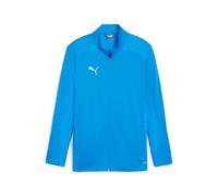 Puma Boys Boy's TeamFINAL Training Jacket in Blue Recycled Material - Size 5-6Y