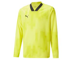 Puma Boys Boy's TeamTARGET Goalkeeper Long Sleeves Jersey in Yellow Recycled Material - Size 11-12Y
