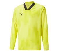 Puma Boys Boy's TeamTARGET Goalkeeper Long Sleeves Jersey in Yellow Recycled Material - Size 9-10Y
