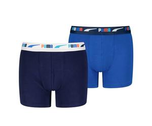 PUMA BOYS EVERYDAY BASIC BOXERS 2P Blue