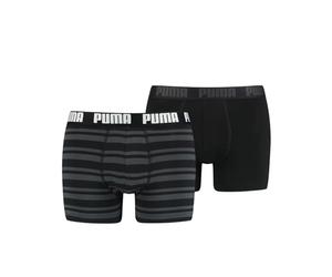 PUMA BOYS EVERYDAY STRIPED BOXERS 2P Black