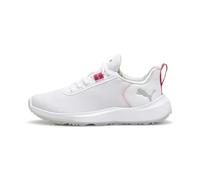 PUMA Boys Fusion Crush Sport JR Golf Shoe, PUMA White-Garnet Rose, 4 UK