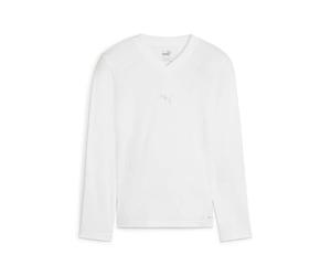 Puma Boys/Girls TeamGOAL Base First Layer Thermal T Shirt Top White 659041 - 152 11-12 Years