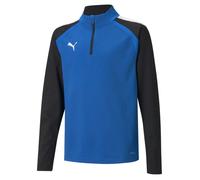 Puma Boys Girls TeamLIGA 1/4 Zip Drill Top Midlayer Tracksuit DryCELL Sports