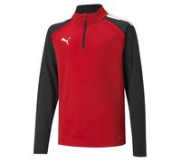 Puma Boys Girls TeamLIGA 1/4 Zip Drill Top Midlayer Tracksuit DryCELL Sports