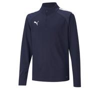 Puma Boys Girls TeamLIGA 1/4 Zip Drill Top Midlayer Tracksuit DryCELL Sports