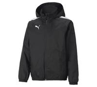 Puma Boys Girls TeamLIGA All Weather Rain Jacket Junior Coat Wind Stopper