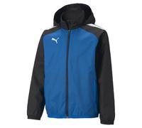 Puma Boys Girls TeamLIGA All Weather Rain Jacket Junior Coat Wind Stopper