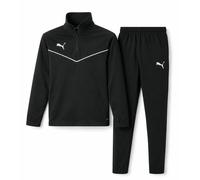 Puma Boys / Girls TeamRISE 1/4 Zip Full Tracksuit Black - 116 5-6 years
