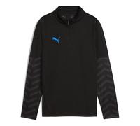 Puma Boys individualCUP 1/4 Zip Colour: Black, Size: 9-10 years