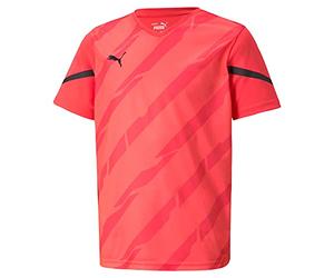 PUMA Boy's individualCUP Jersey Jr Shirt, Sunblaze-puma Black, size: 164