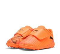 Puma Boys Kids Future 8 Play V TT Astro Turf Football Boots in Heat Fire-Bla - Red - Size UK 4