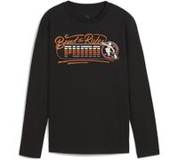 Puma Boys Kids Mid90s Long Sleeve T-Shirt in Black - Size 9-10Y