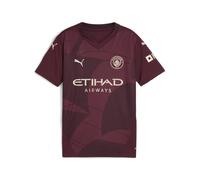 Puma Boys Manchester City 24/25 Third Jersey - Red - Size 9-10Y