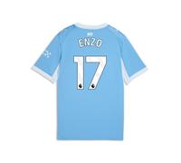 Puma Boys Manchester City Enzo 17 Sponsor Crest Home Shirt, Blue, Size 9-10 Years Blue
