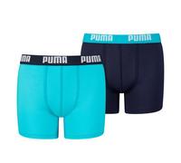 PUMA Boy's Underwear-Boxer Shorts-Basic (2-Pack), Bright Blue, 146-152 (Pack of 2)