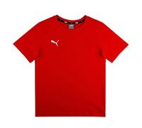 PUMA Boys teamGOAL 23 Casuals Tee Jr T-shirt, Red, 15-16Y