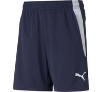 Puma Boys Teamliga Training Shorts Jr Football Short Unisex Kids in Peacoat-White - Blue - Size 11-12Y