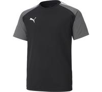 Puma Boys Teampacer Jersey Jr T-Shirt Unisex Kids in Blk-SmkdPrl-Wht - Black - Size 13Y
