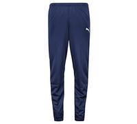PUMA Boy's teamRISE Poly Training Pants J, Peacoat-puma White, 140
