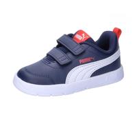PUMA Boy's Unisex Kids COURTFLEX V3 V INF Sneaker, Navy White RED, 9 UK Child