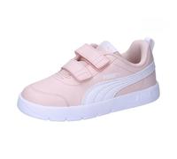 PUMA Boy's Unisex Kids COURTFLEX V3 V INF Sneaker, White White-Silver Mist, 4 UK Child