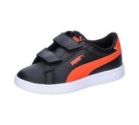 PUMA Boy's Unisex Kids Smash 3.0 L V PS Sneaker, Black-REDMAZING, 10 UK Child