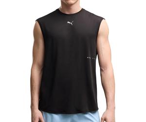 Puma Brightside CLOUDSPUN Mens Running Vest Black Run Moisture Wicking Tank Top
