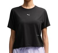 Puma Brightstride Cloudspun Short Sleeve T-shirt Black L Woman