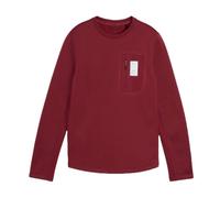 PUMA Brushed LS Tee Saysky M Red Women