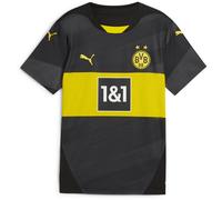 Puma Bvb Borrussia Dortmund 24/25 Away Short Sleeve T-shirt Yellow 7-8 Years Boys,Girls