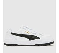 PUMA Ca Plus Trainers in White & Black UK 8 (EU 42)