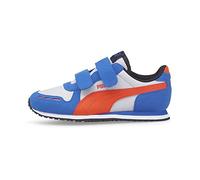 PUMA Cabana Racer SL 20 V PS Sneaker, White-Cherry Tomato, 1.5 UK