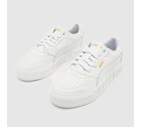 Puma Womens Cali Court Leather Trainers Puma White 3
