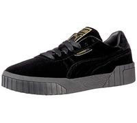 PUMA Cali Lace-Up Black Velvet Womens Trainers 369887_02